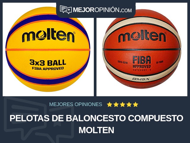 Pelotas de baloncesto Compuesto Molten