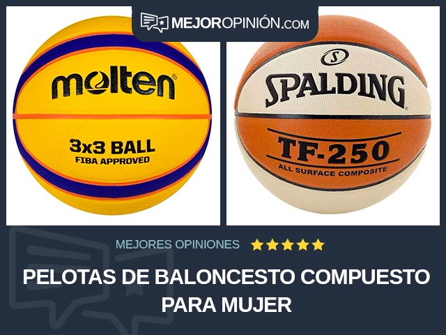 Pelotas de baloncesto Compuesto Para mujer