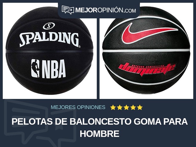 Pelotas de baloncesto Goma Para hombre