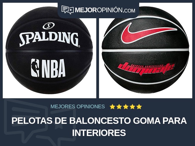 Pelotas de baloncesto Goma Para interiores