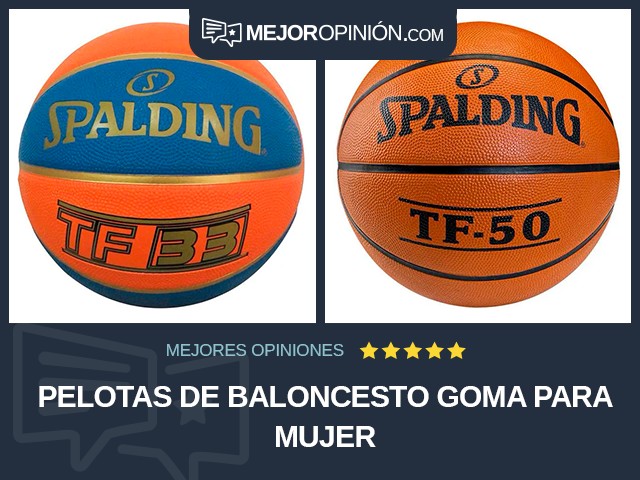 Pelotas de baloncesto Goma Para mujer