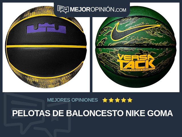 Pelotas de baloncesto Nike Goma