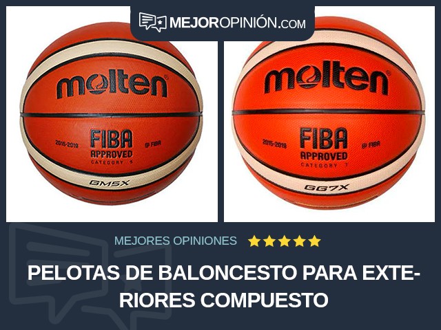 Pelotas de baloncesto Para exteriores Compuesto