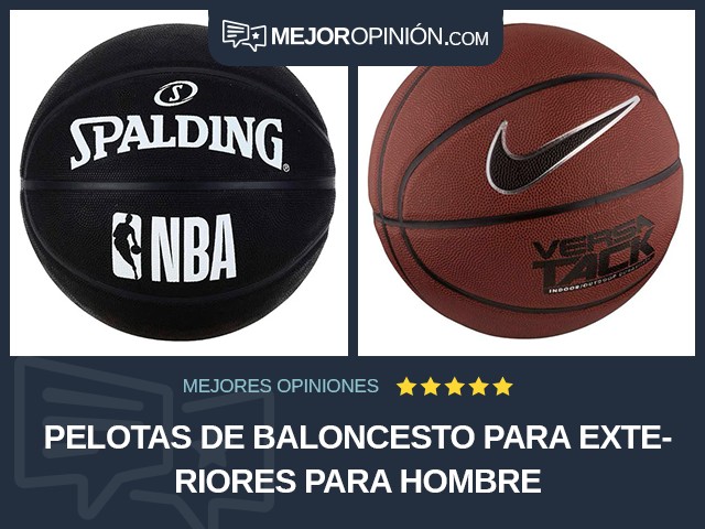 Pelotas de baloncesto Para exteriores Para hombre