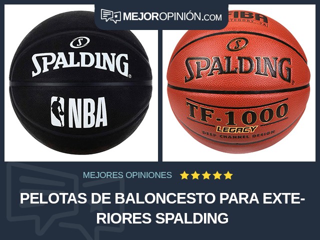 Pelotas de baloncesto Para exteriores Spalding