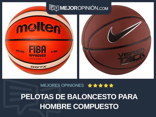 Pelotas de baloncesto Para hombre Compuesto