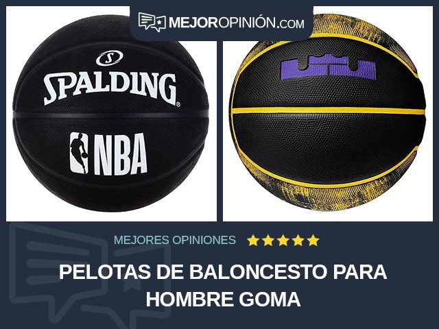 Pelotas de baloncesto Para hombre Goma