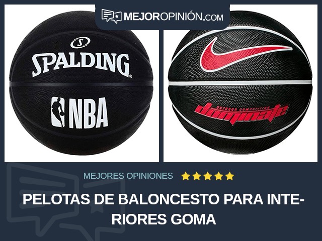 Pelotas de baloncesto Para interiores Goma