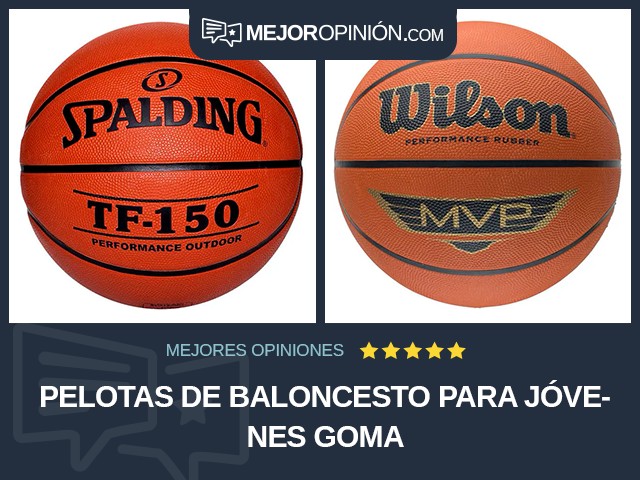 Pelotas de baloncesto Para jóvenes Goma