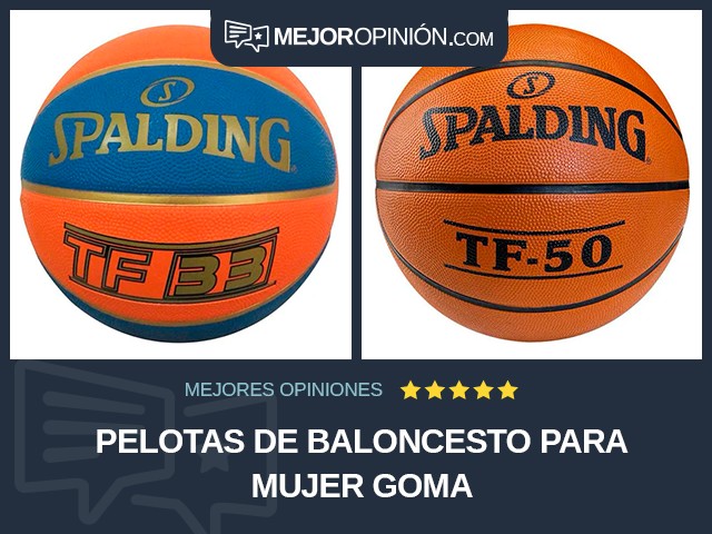 Pelotas de baloncesto Para mujer Goma