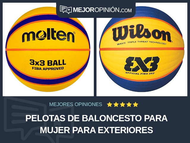 Pelotas de baloncesto Para mujer Para exteriores