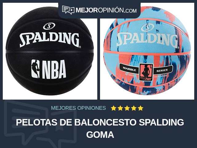 Pelotas de baloncesto Spalding Goma