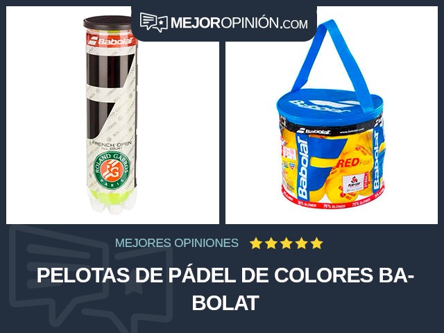 Pelotas de pádel De colores Babolat