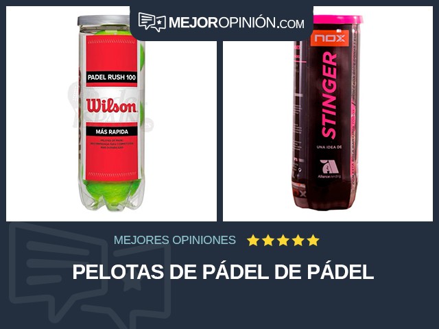 Pelotas de pádel De pádel