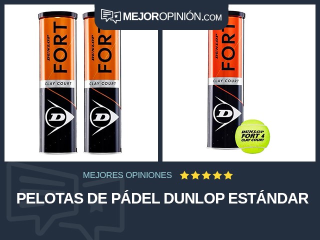 Pelotas de pádel Dunlop Estándar