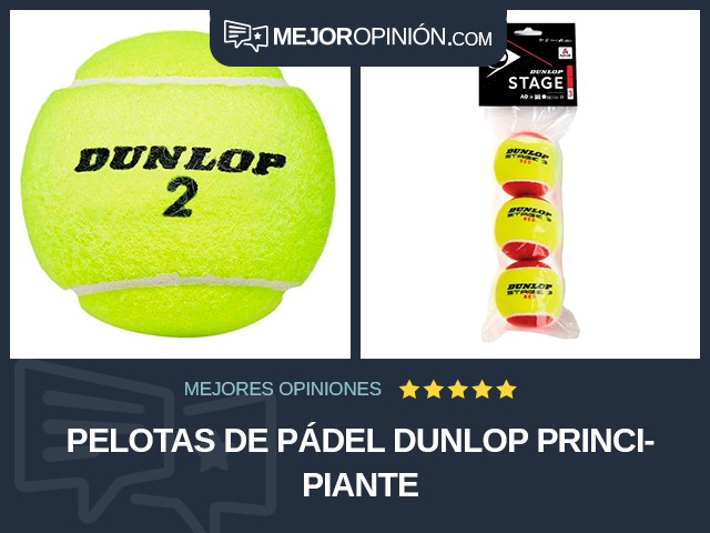 Pelotas de pádel Dunlop Principiante