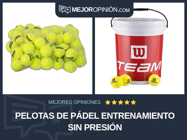 Pelotas de pádel Entrenamiento Sin presión