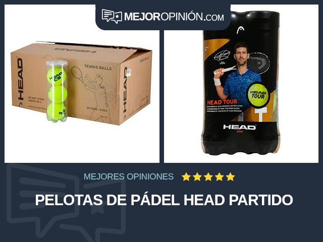 Pelotas de pádel HEAD Partido