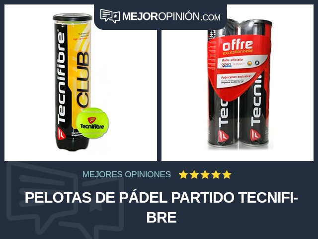 Pelotas de pádel Partido Tecnifibre