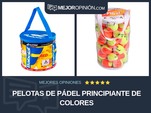 Pelotas de pádel Principiante De colores