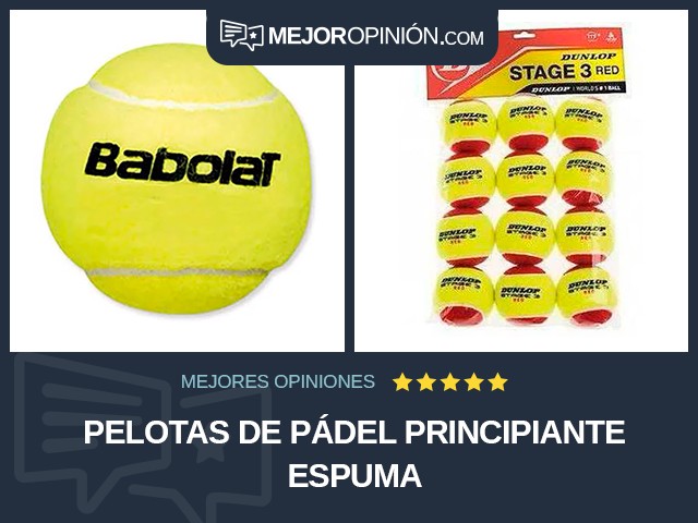 Pelotas de pádel Principiante Espuma