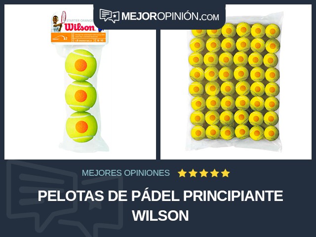 Pelotas de pádel Principiante Wilson