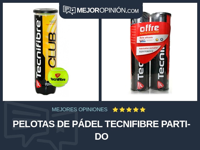 Pelotas de pádel Tecnifibre Partido