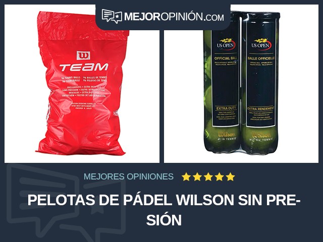 Pelotas de pádel Wilson Sin presión