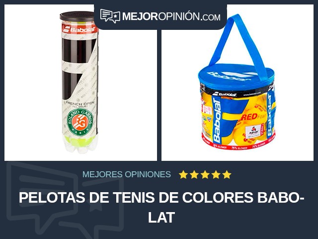 Pelotas de tenis De colores Babolat