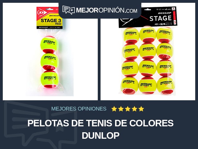 Pelotas de tenis De colores Dunlop