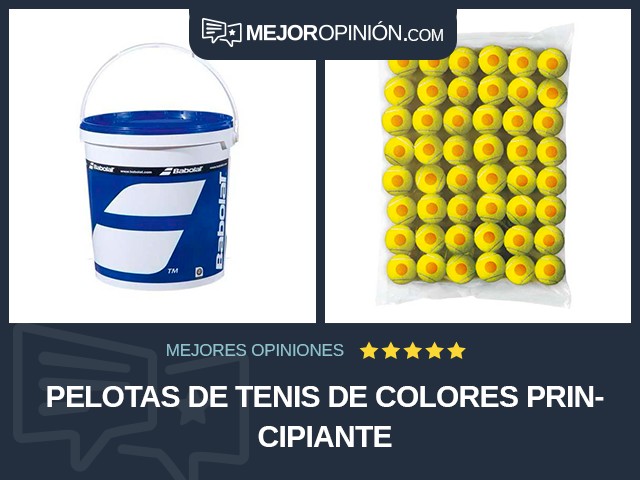 Pelotas de tenis De colores Principiante