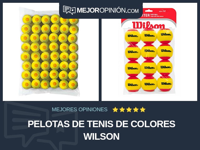 Pelotas de tenis De colores Wilson