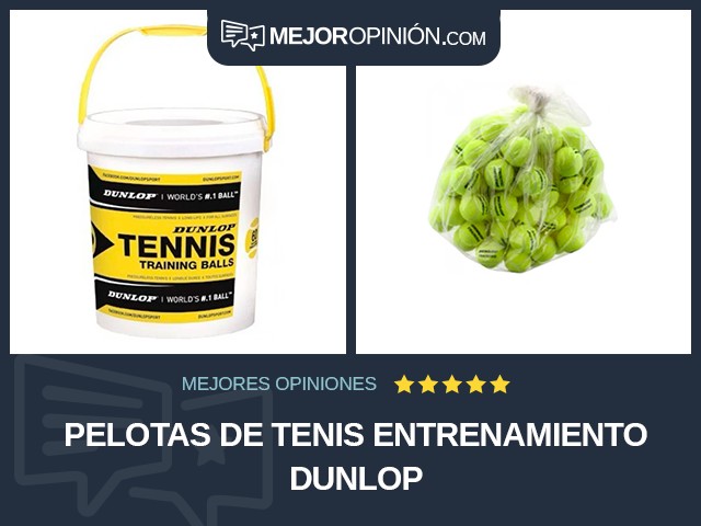 Pelotas de tenis Entrenamiento Dunlop