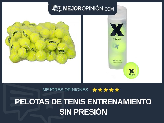 Pelotas de tenis Entrenamiento Sin presión