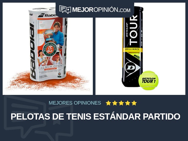 Pelotas de tenis Estándar Partido