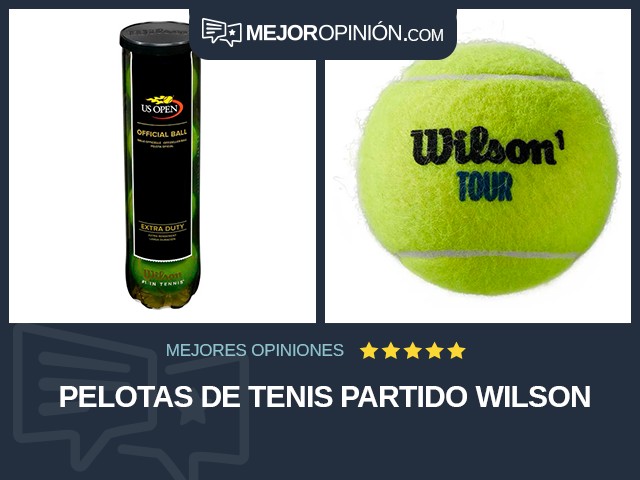 Pelotas de tenis Partido Wilson