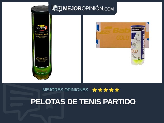 Pelotas de tenis Partido