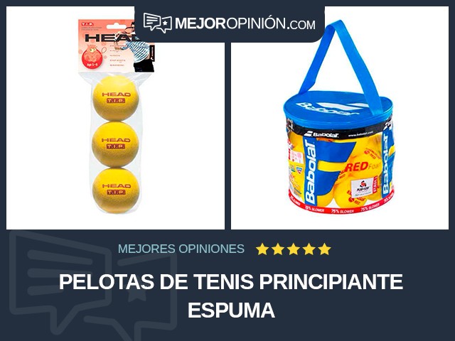 Pelotas de tenis Principiante Espuma