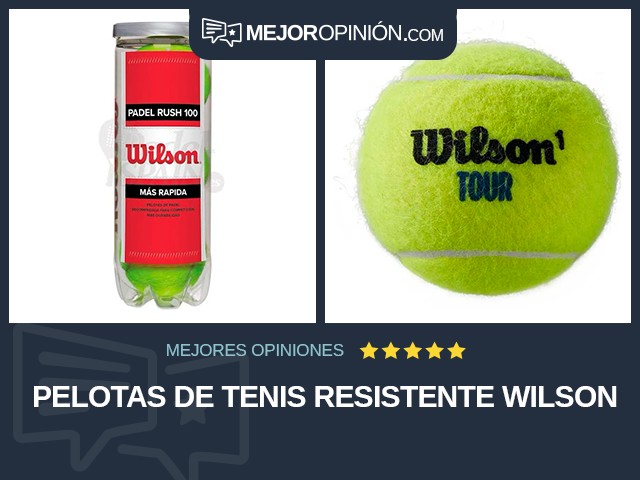 Pelotas de tenis Resistente Wilson