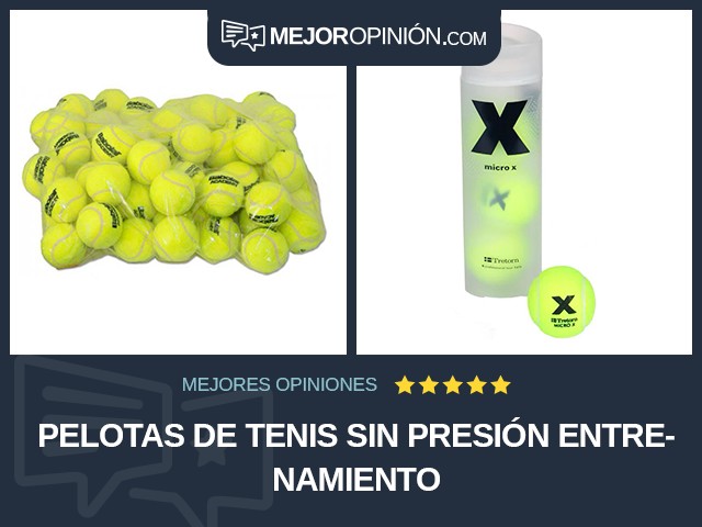 Pelotas de tenis Sin presión Entrenamiento