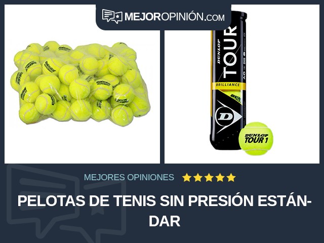 Pelotas de tenis Sin presión Estándar