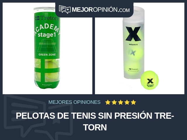 Pelotas de tenis Sin presión Tretorn