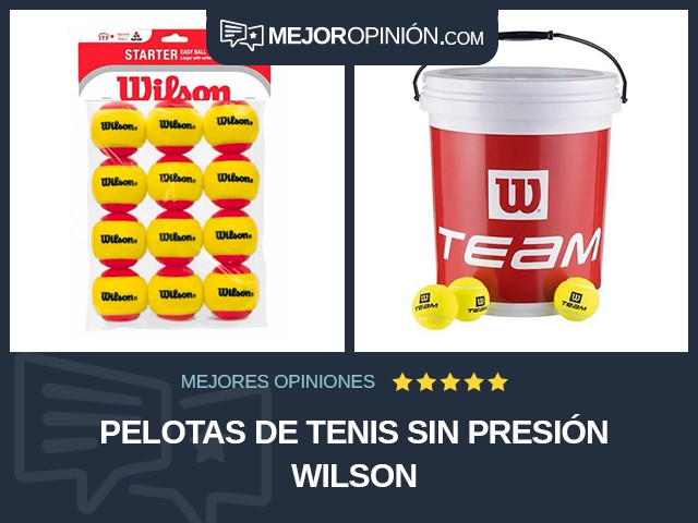 Pelotas de tenis Sin presión Wilson