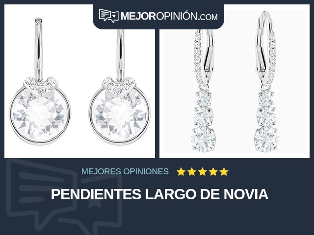 Pendientes Largo De novia