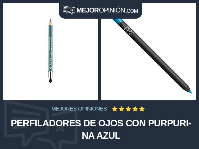 Perfiladores de ojos Con purpurina Azul