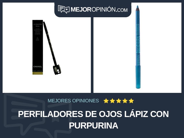 Perfiladores de ojos Lápiz Con purpurina