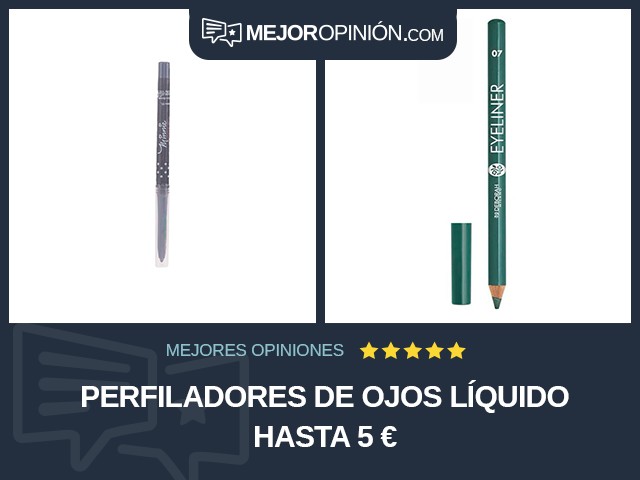 Perfiladores de ojos Líquido Hasta 5 €