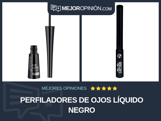 Perfiladores de ojos Líquido Negro