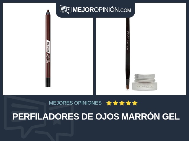 Perfiladores de ojos Marrón Gel