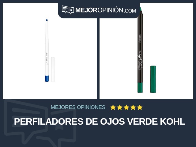 Perfiladores de ojos Verde Kohl